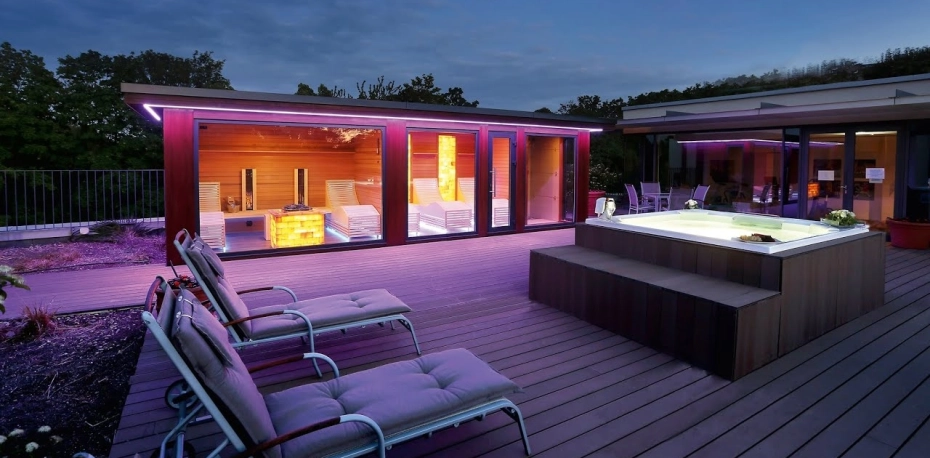 Externý saunový dom - organizovane, efektívne, premyslene