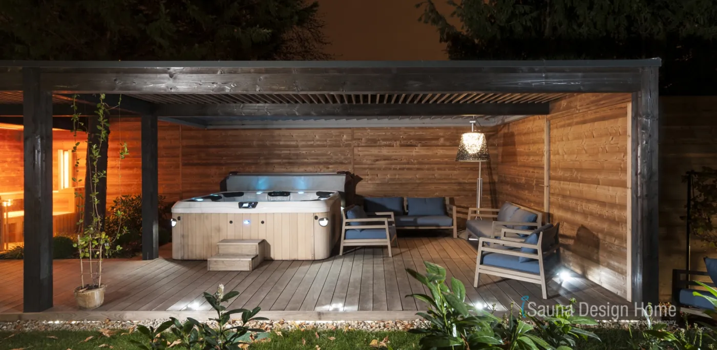 Sauna a vírivka