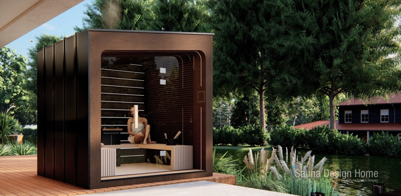 exteriérová sauna Bratislava Slavín