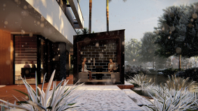 Záhradná fínska sauna Mirage