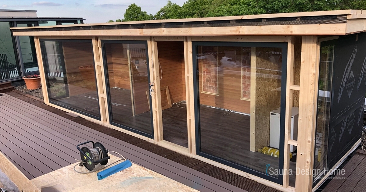 Precína realizácia sauny