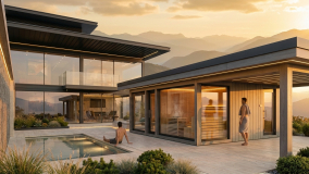 fínska dizajnová sauny dom