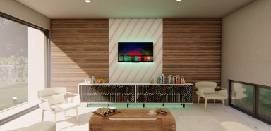 !hu!Modern TV fal