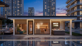 moderný prémiový saunový dom