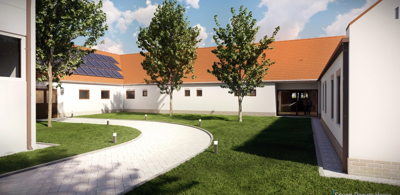 komunikácie a chodníky v jazdeckom areáli